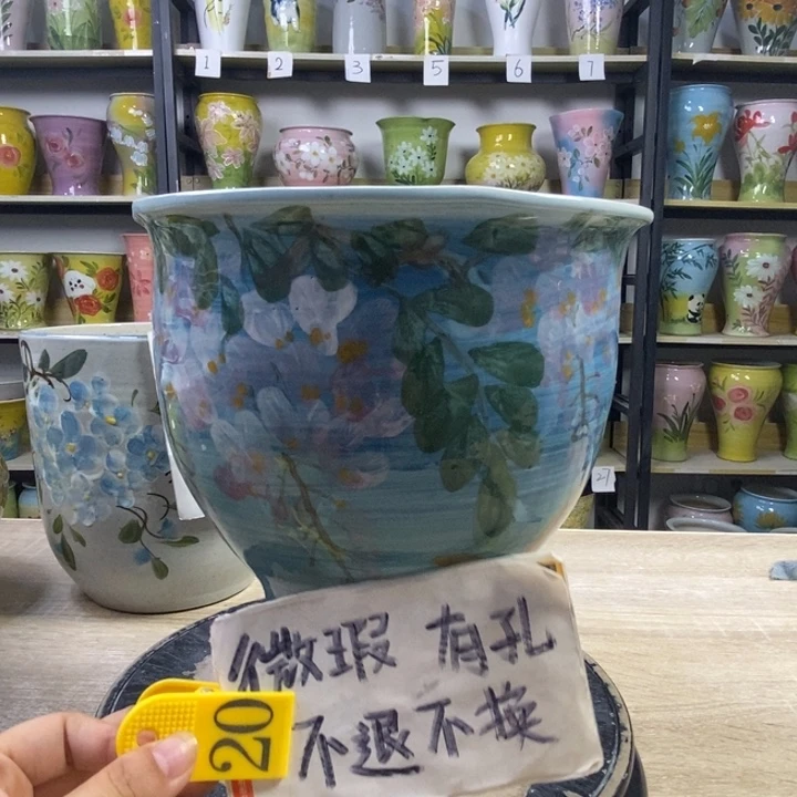 景德镇陶瓷花盆的