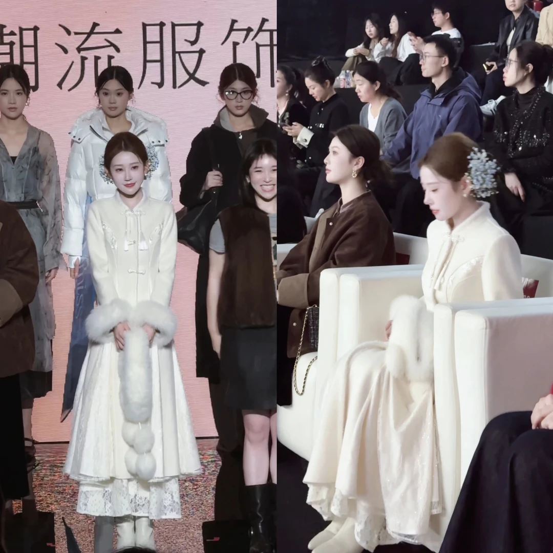 【婷婷】《蕙质兰心》 特别版大衣 大裙摆狐狸毛走秀大衣TT2SDTH2692