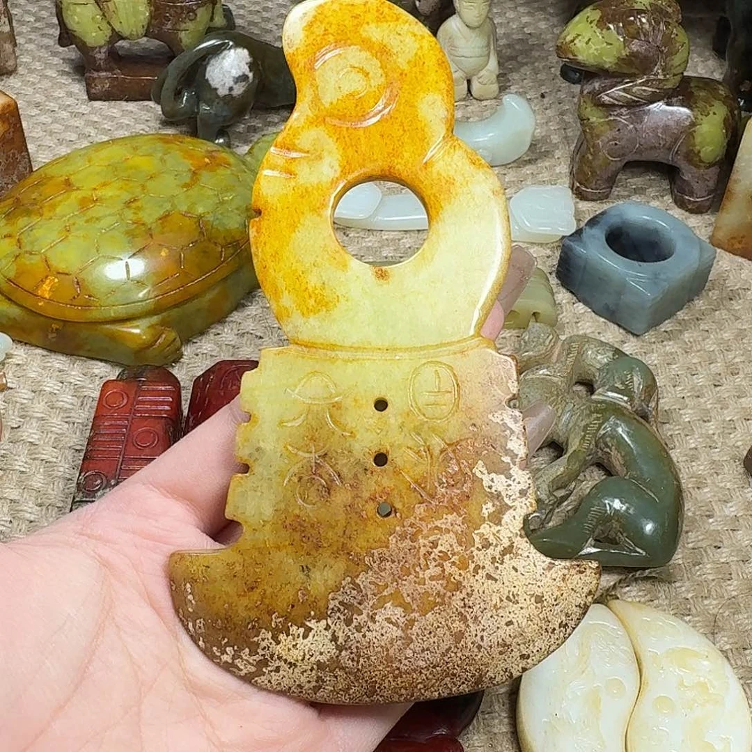 白玉菩提吊坠挂件
