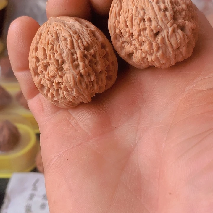 吊坠文玩核桃红玛瑙3.5