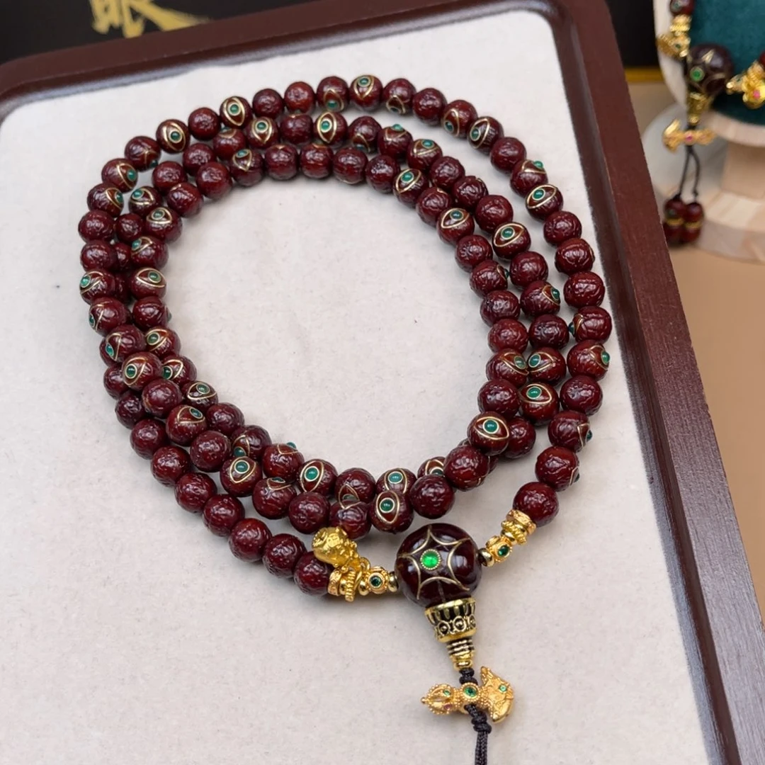 山***）凤眼菩提吊坠凤眼