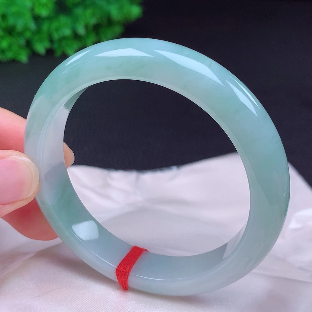 翡翠未镶嵌手镯58圈682101