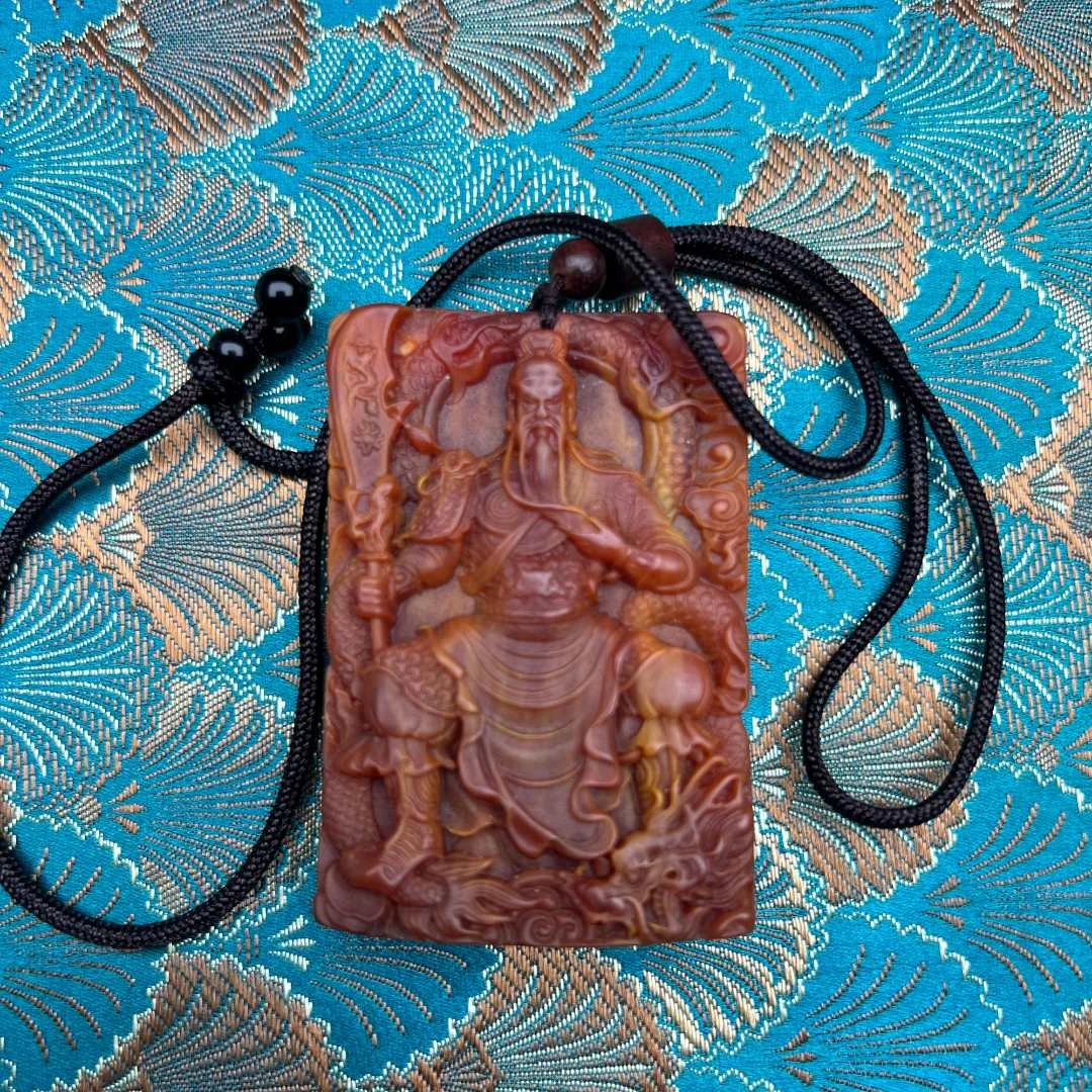 【器物炎灵 】关公lx龙延挂坠