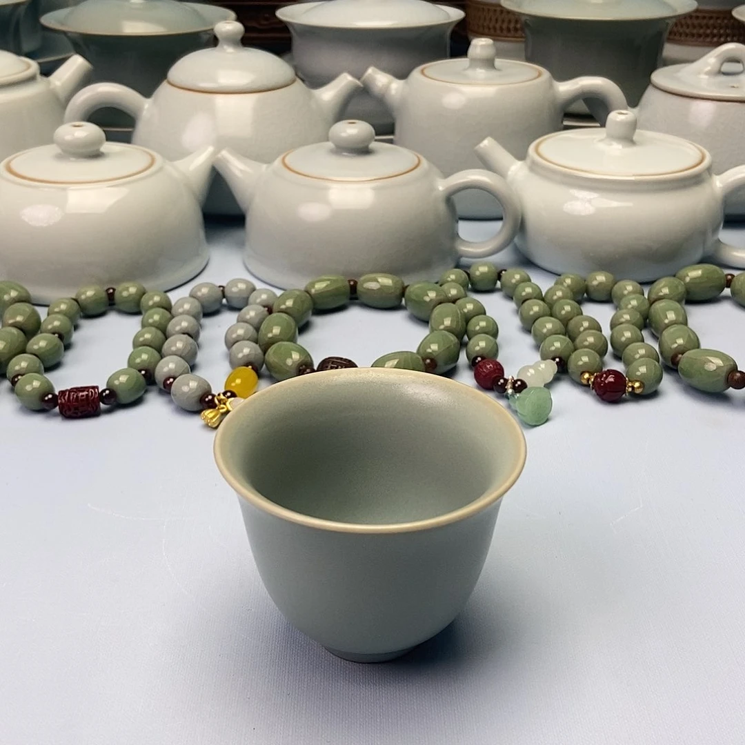 杯仿古铃铛杯原矿原釉原产地