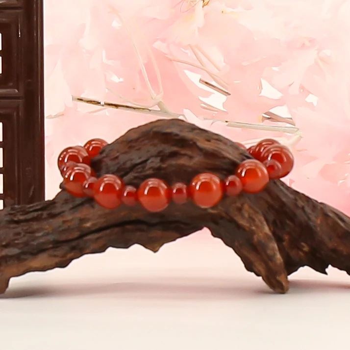 GZT0501精品红玛瑙手串-（无礼盒）