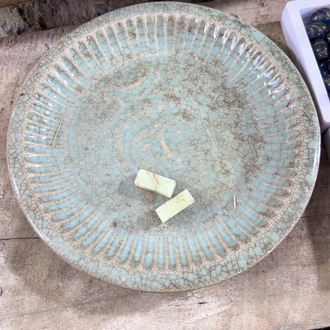 盆***景瓷片陶瓷艺术品及工艺