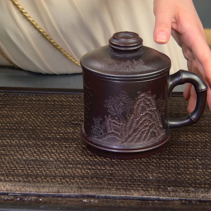 茶杯紫砂高货放漏