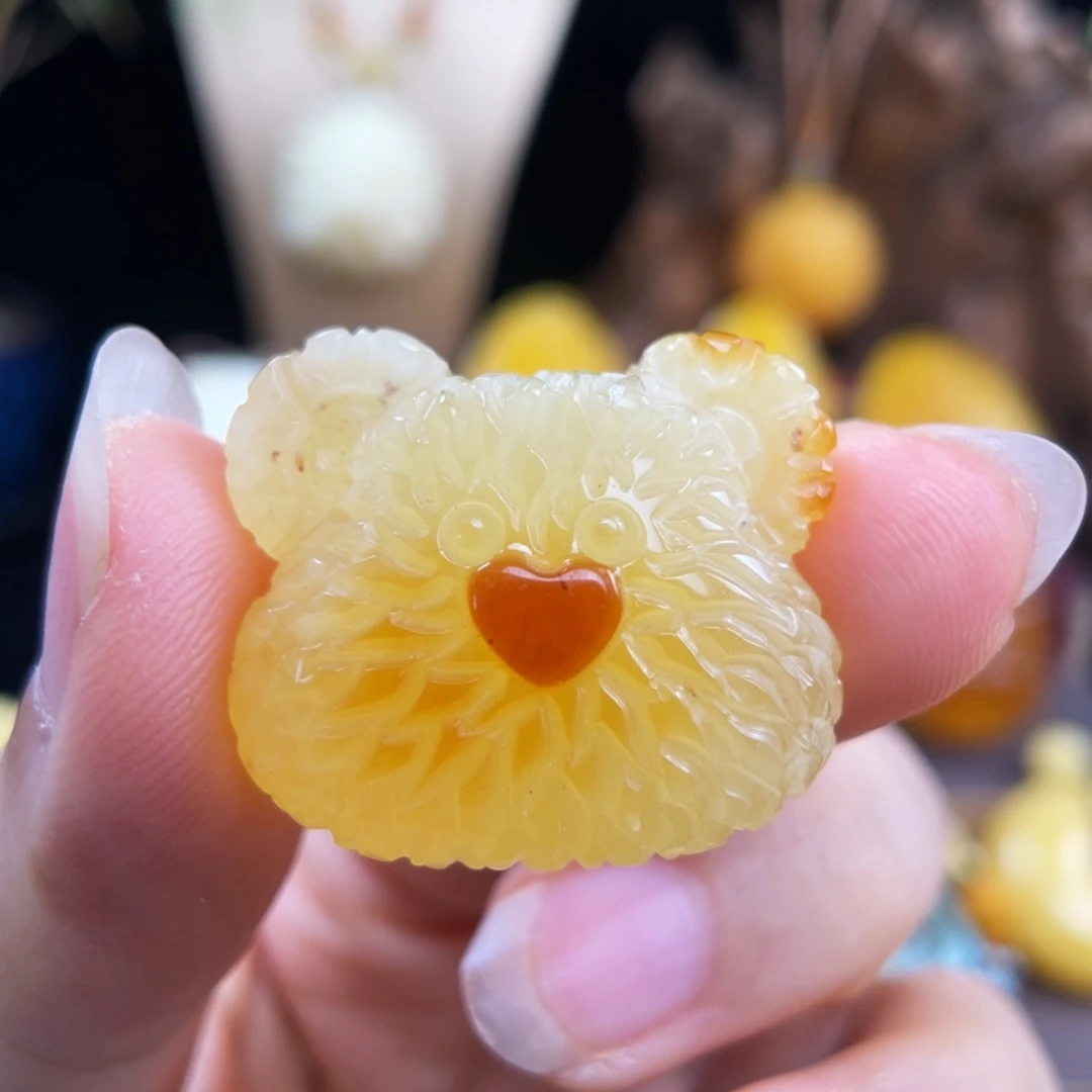 【闪购商品】未镶嵌琥珀珠宝奇石会**笑微瑕
