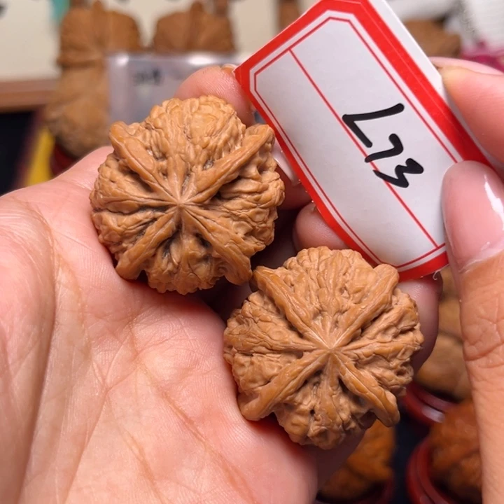 吊坠文玩核桃37全品雨花石正四棱73