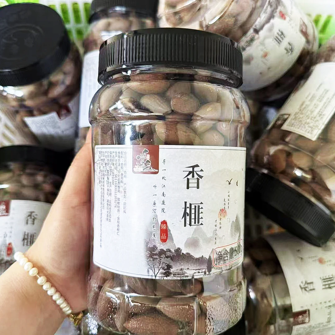 棠品枫桥香榧子500g*1罐装坚果干果炒货休闲零食