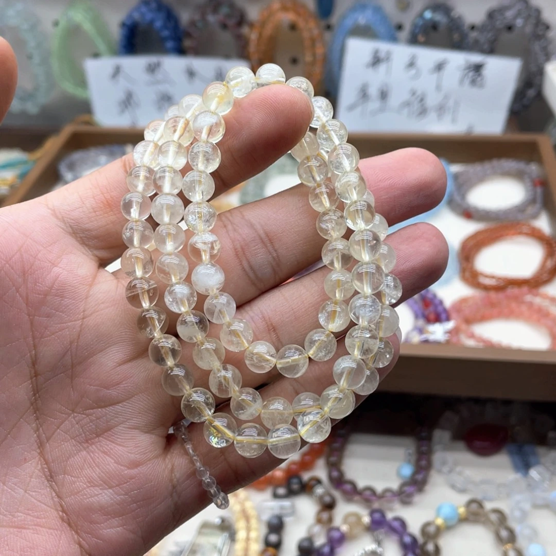 手链水晶未镶嵌7.3咪黄水
