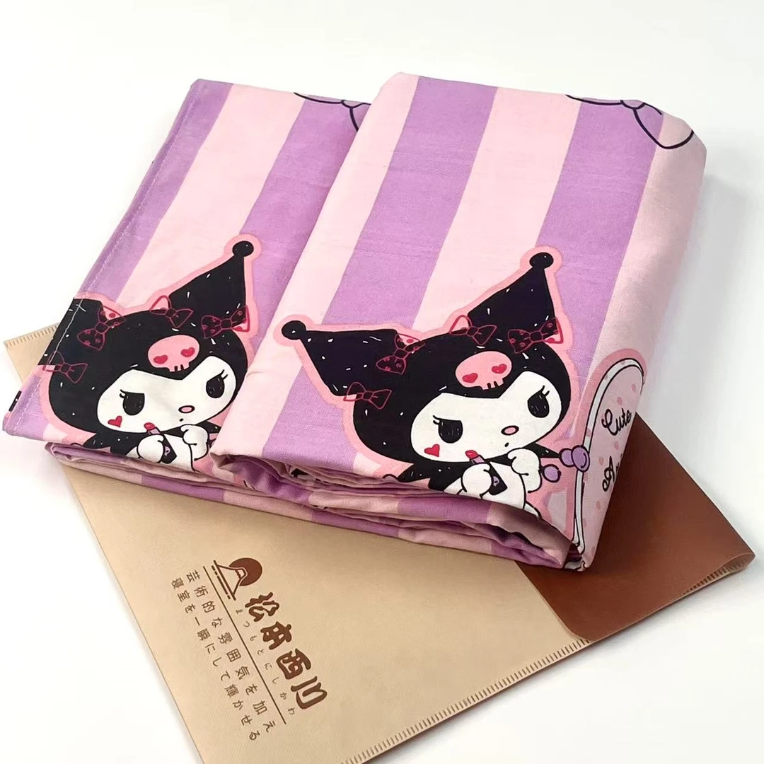 【歪歪精选】50*80简约老粗布枕套 库洛米