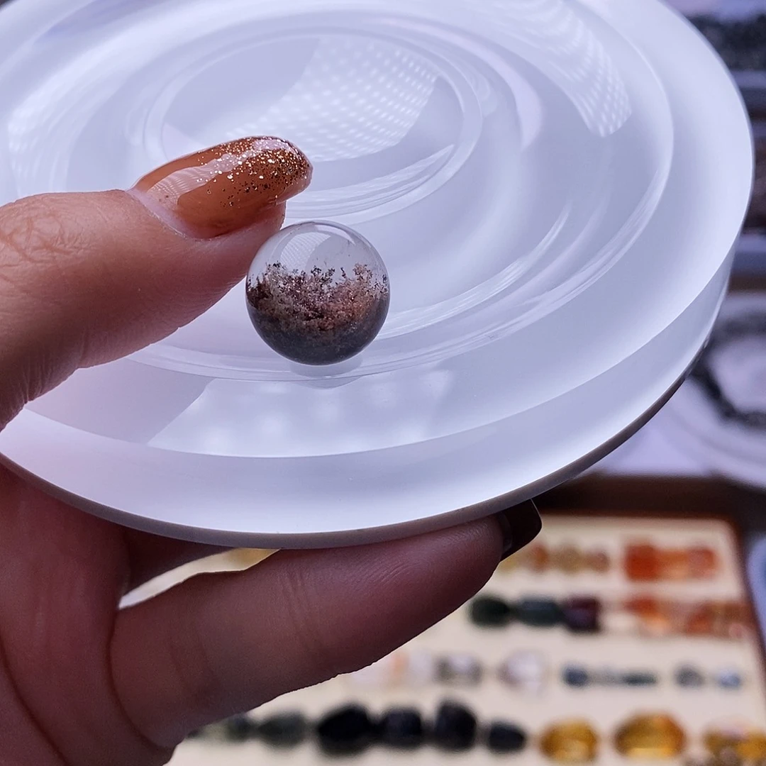 水晶天然水晶定制打孔不退不换未镶嵌