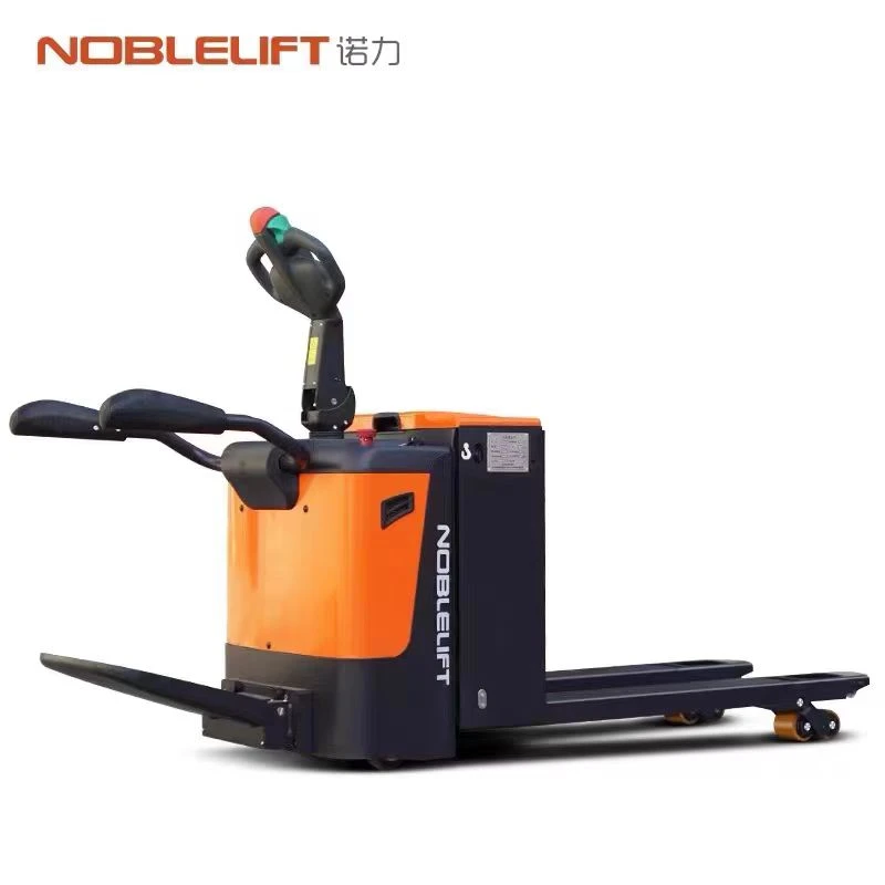 NOBLELIFT/诺力2吨带踏板站驾式全电动液压搬运车