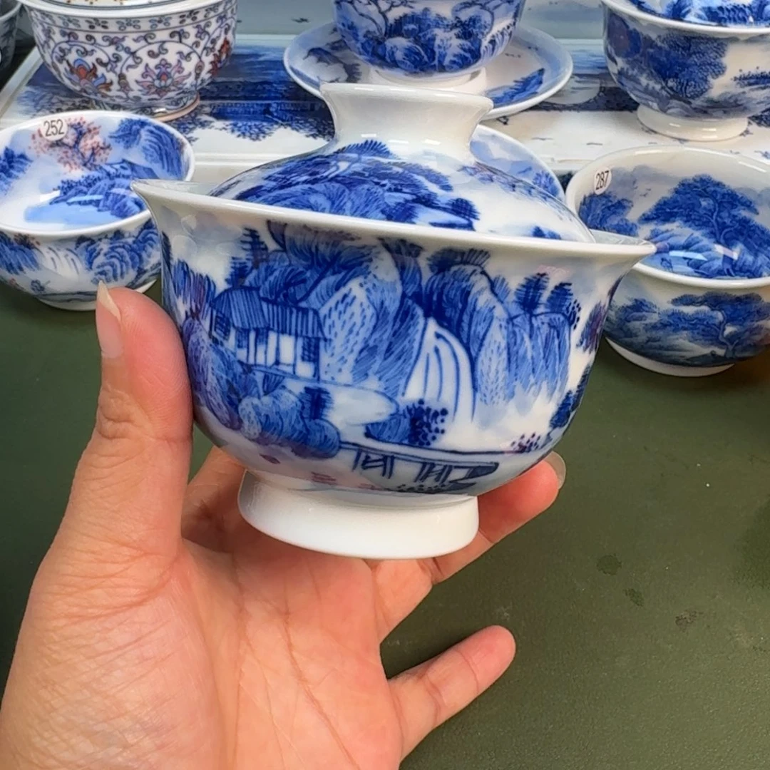 景德镇纯手绘茶具具圆圆287