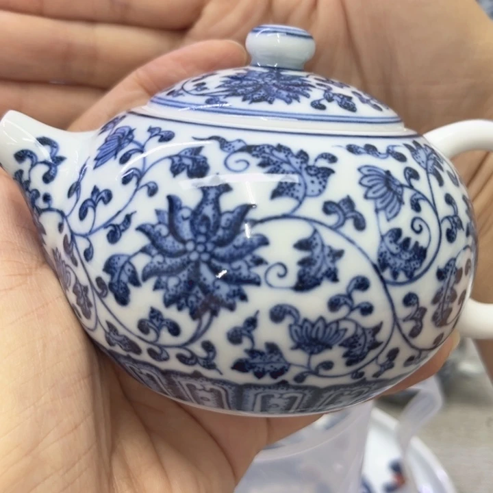 一***雨景德镇陶瓷釉里红