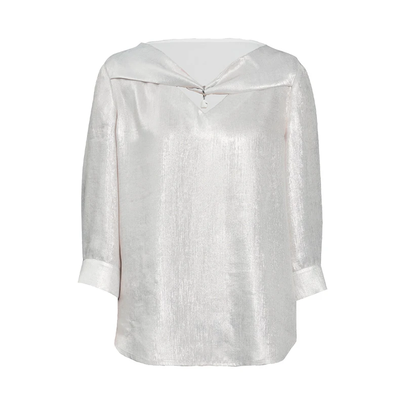 ［尚雅主播］lammix27缎面上衣女M4C2311