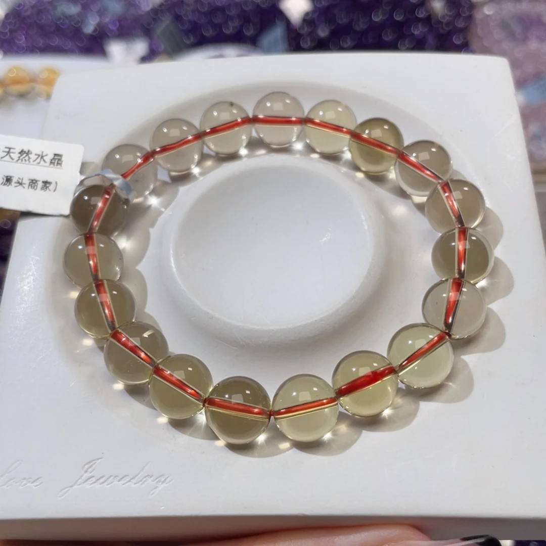 未镶嵌手串黄晶黄水晶10m+