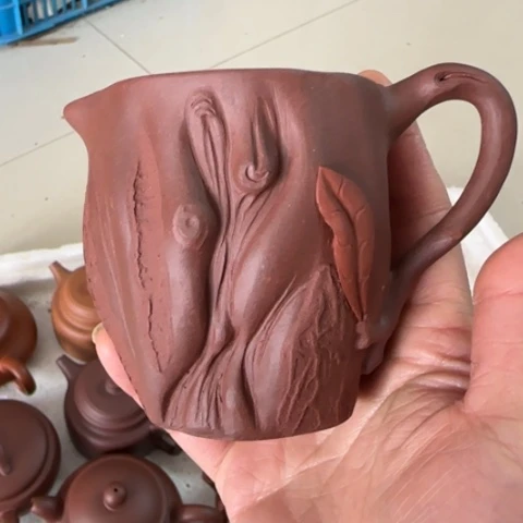 紫砂茶壶美****外底槽清料公道杯