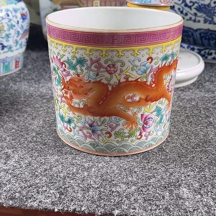 仿古手绘陶瓷摆件用****2