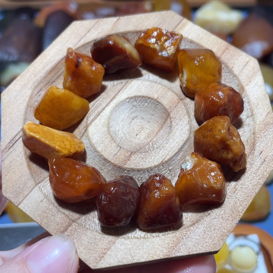 定制蜜蜡未镶嵌波罗的海原石