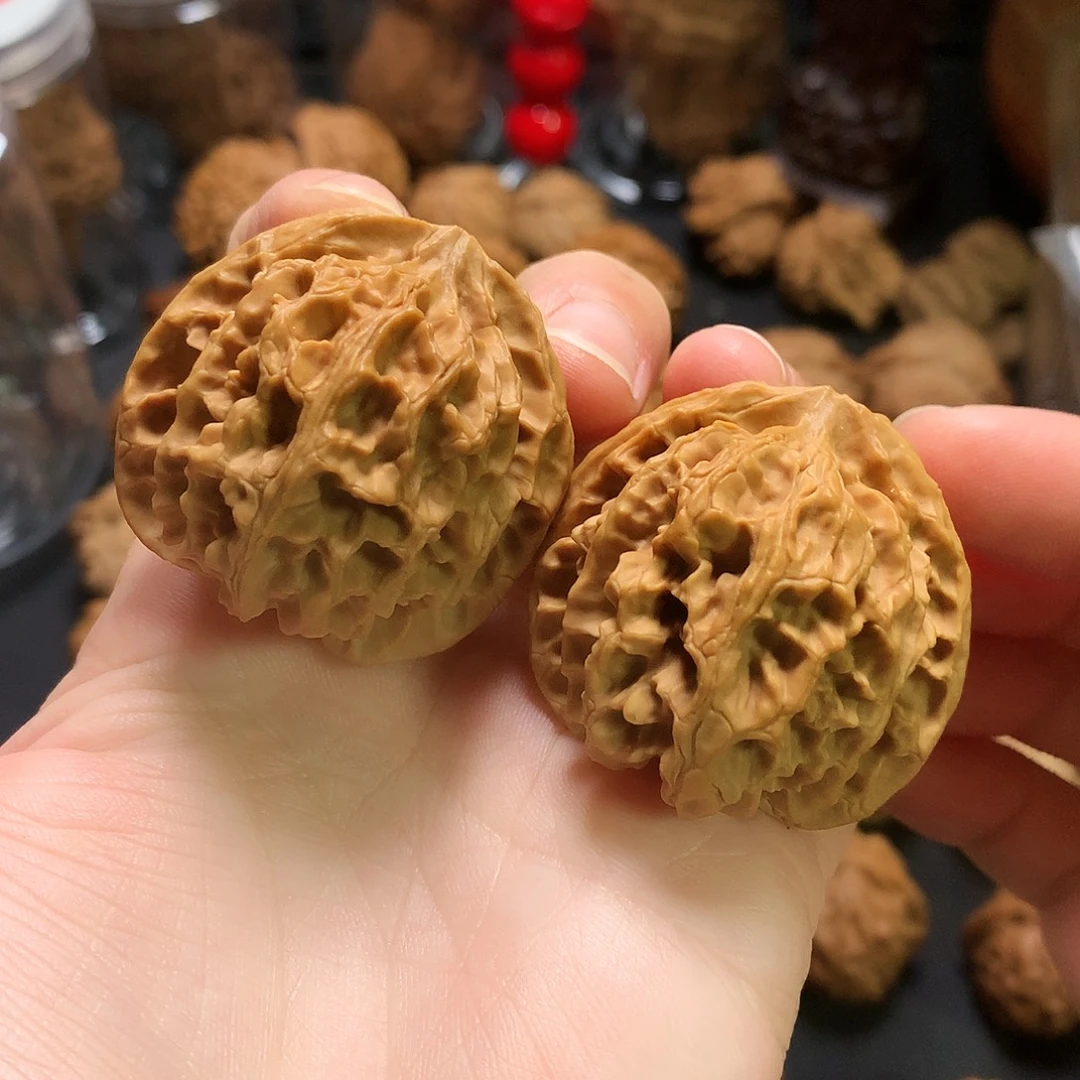 把件文玩核桃原桩苹果40