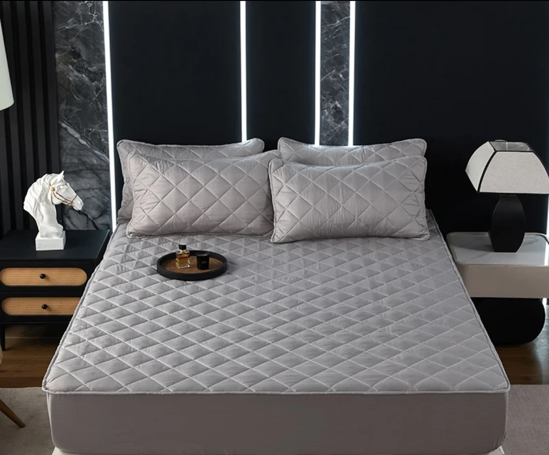 酒店风夹棉床笠 轻奢透气加厚防滑席梦思保护罩 双面可用 母婴A类