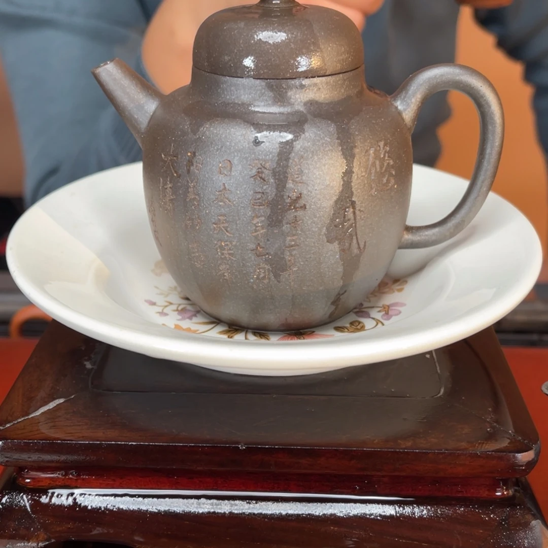 紫砂茶壶高端200cc紫泥高温茶具