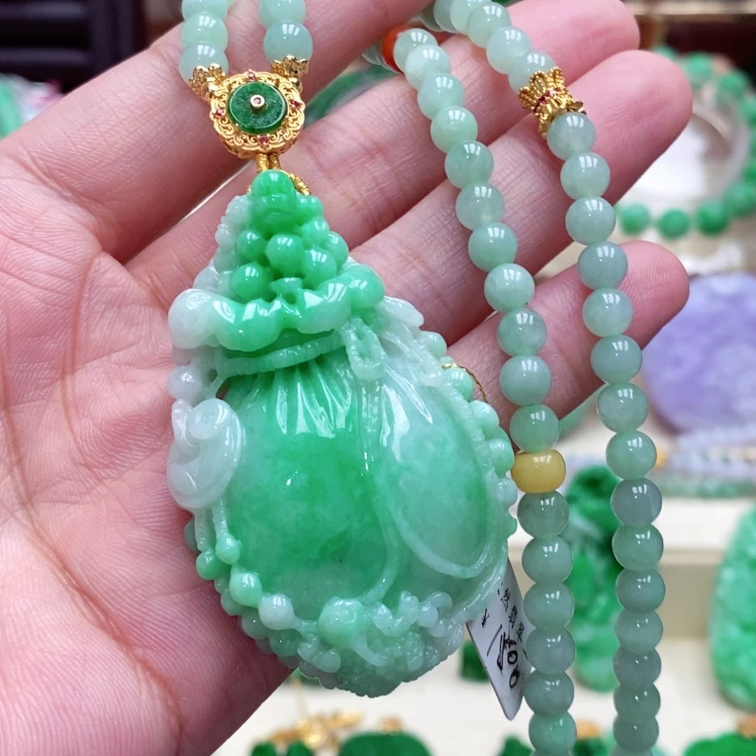 颈饰未镶嵌翡翠翡翠吊坠