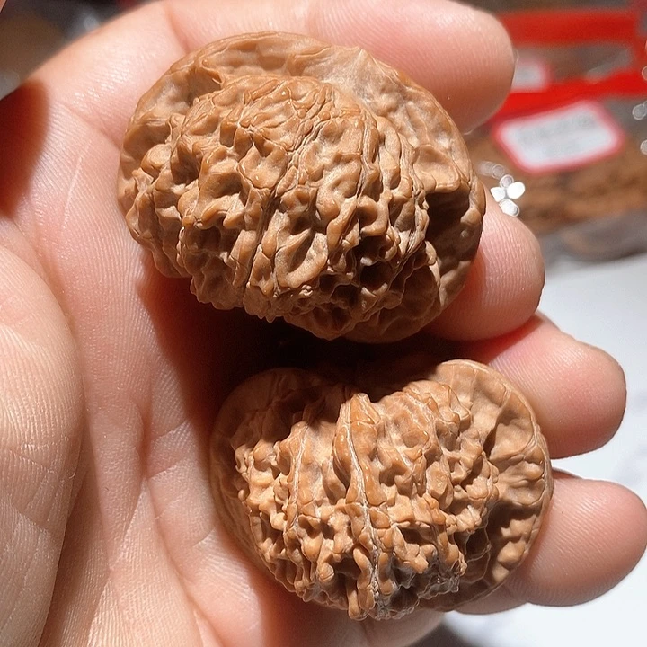 吊坠文玩核桃信*游桃花扇