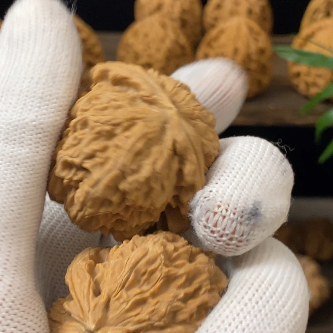 山***川把件文玩核桃福袋中奖文玩核桃