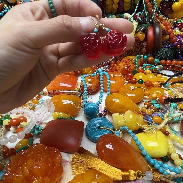 树脂制品2578小花耳勾