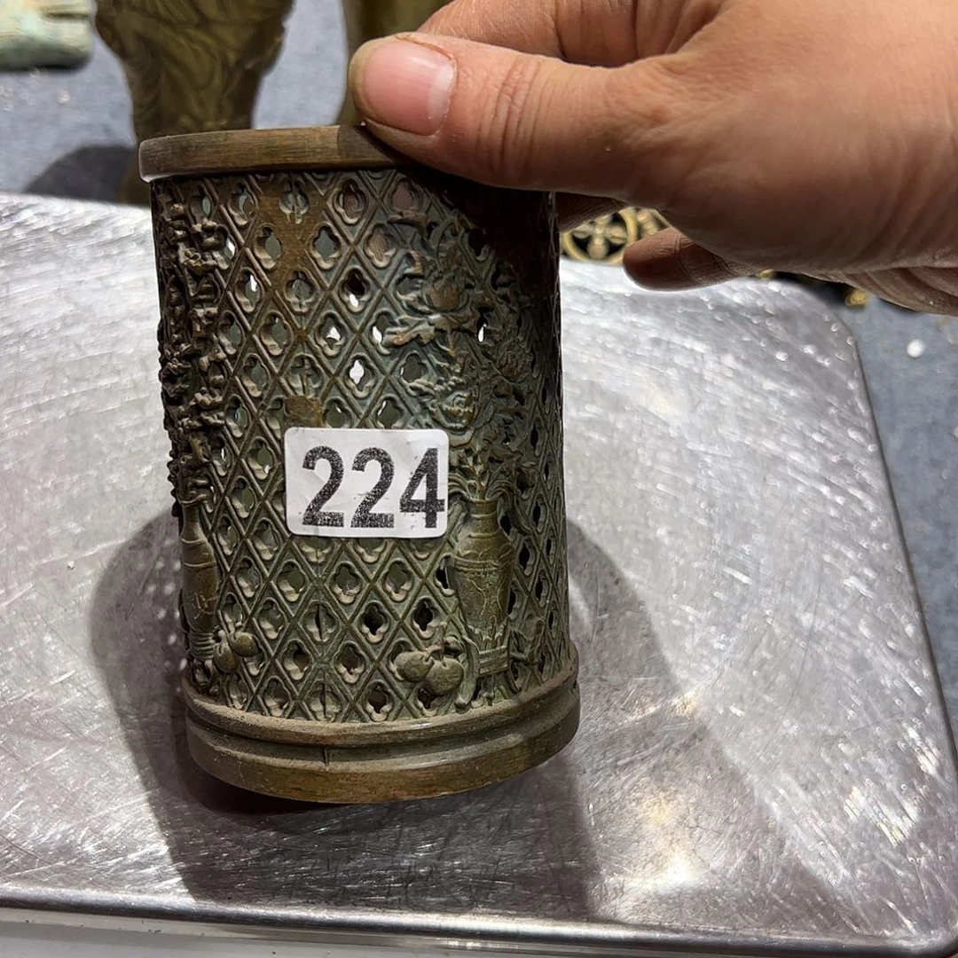 随*ℛ微瑕疵黄铜摆件工艺品
