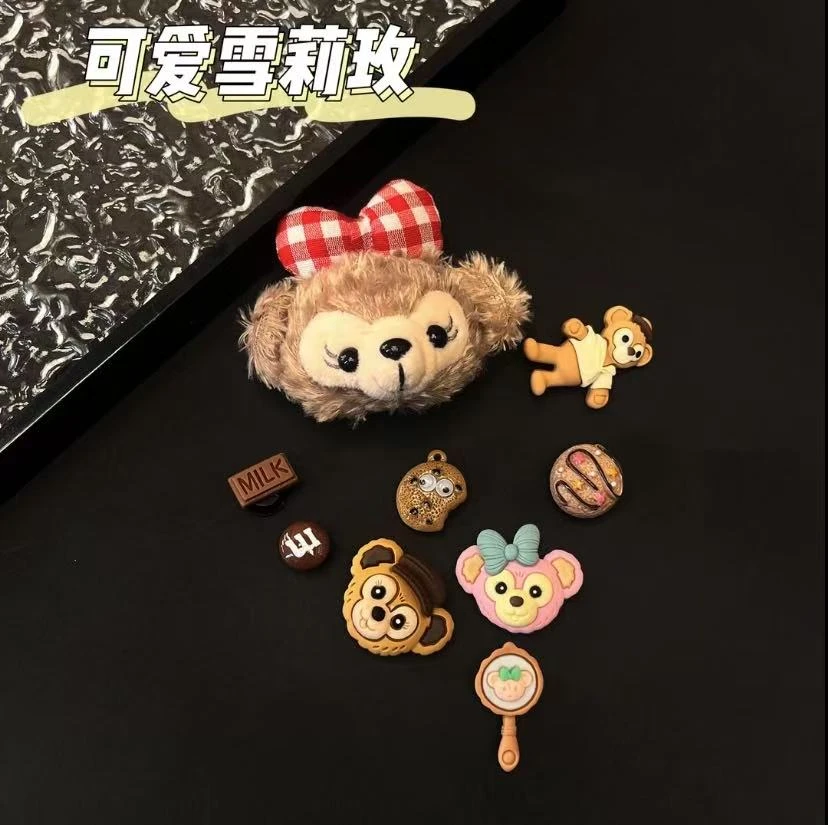 云朵泡芙鲸鱼洞洞鞋鞋花配饰高级感鞋扣卡通可爱趣味百搭时尚贴花