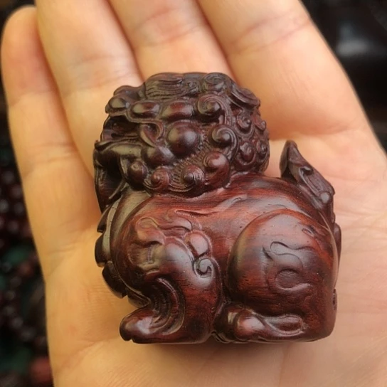 檀香紫檀（小叶紫檀）把件冯*松貔貅