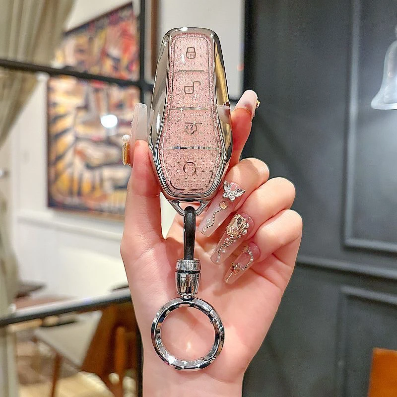 比亚迪海鸥车钥匙套秦宋plusdmi元pro唐dmi汉ev专用钥匙包扣可爱