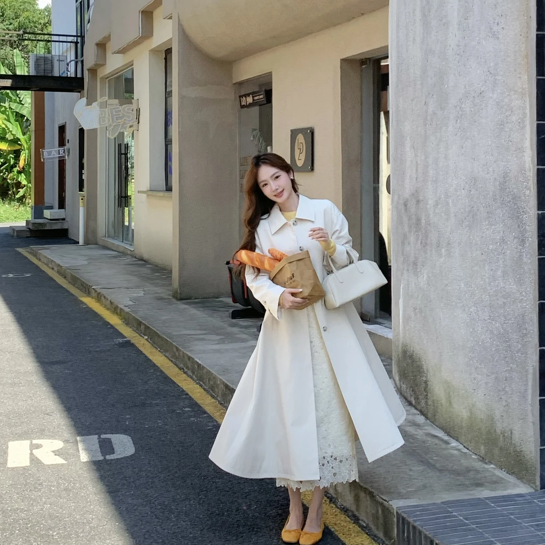 3姐【风雪归人 风衣外套】气质百搭时尚     S31114Y2