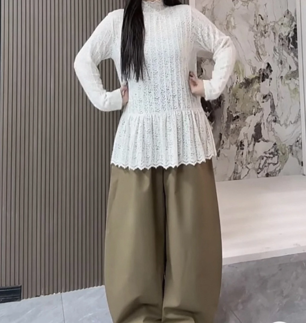 【小宇】2025年新款升级版抓绒蕾丝打底