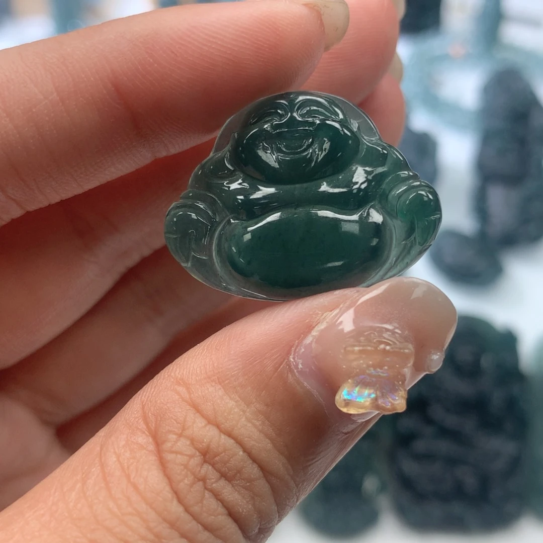 颈饰未镶嵌翡翠天然翡翠