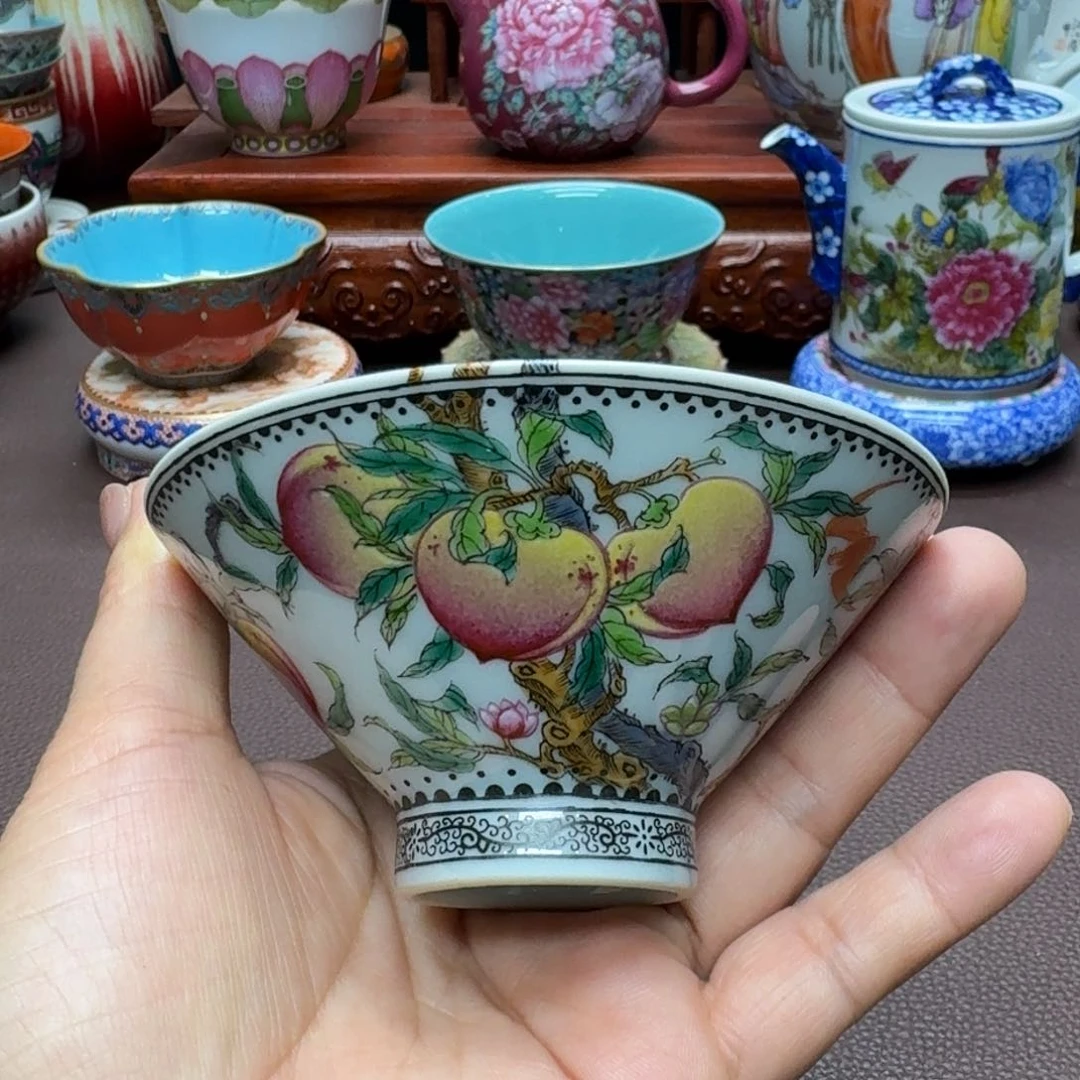 瓷片景德镇仿古手工制作精品展示