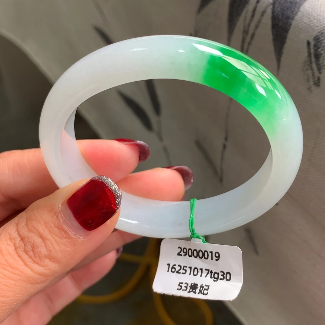 翡翠未镶嵌手镯阳春白雪性价比无纹裂【强推】
