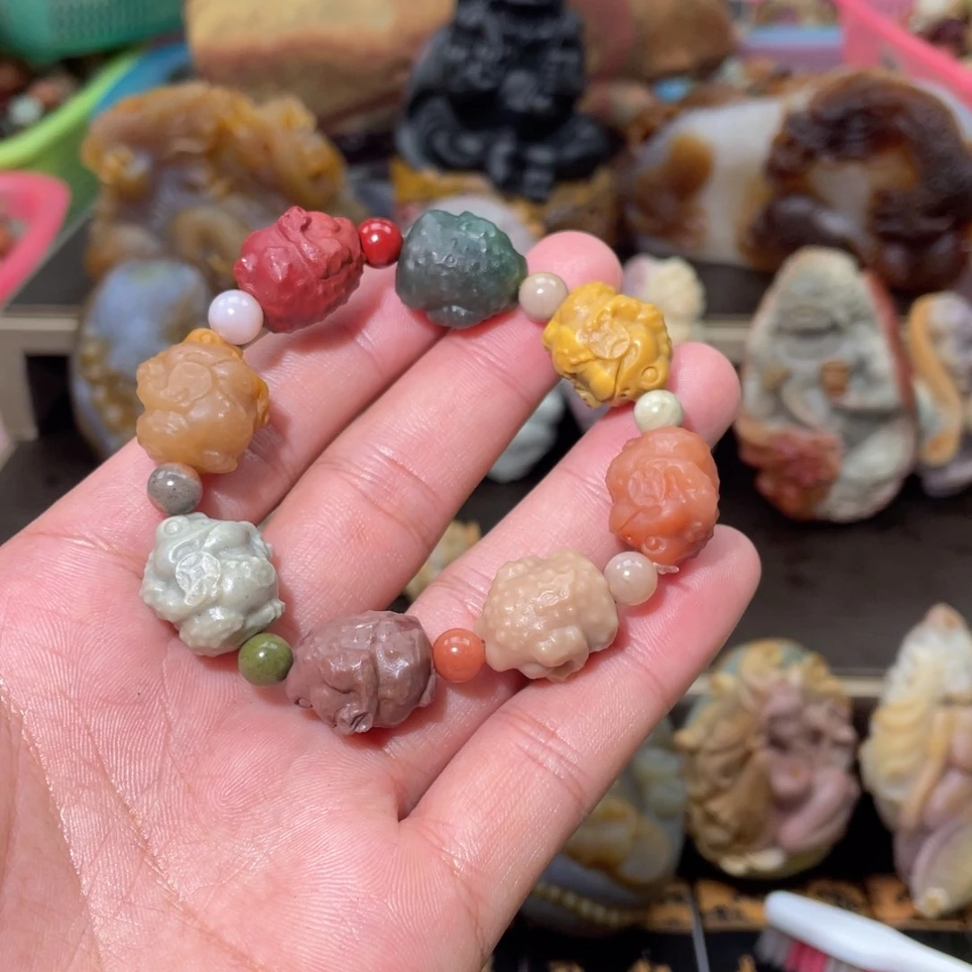 石英质玉未镶嵌手串