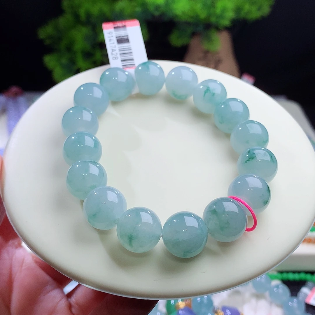 未镶嵌手串翡翠卡13mm