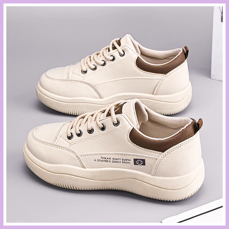 2025年秋季新款时尚百搭女鞋板鞋潮鞋平底小白鞋潮流运动休闲女鞋