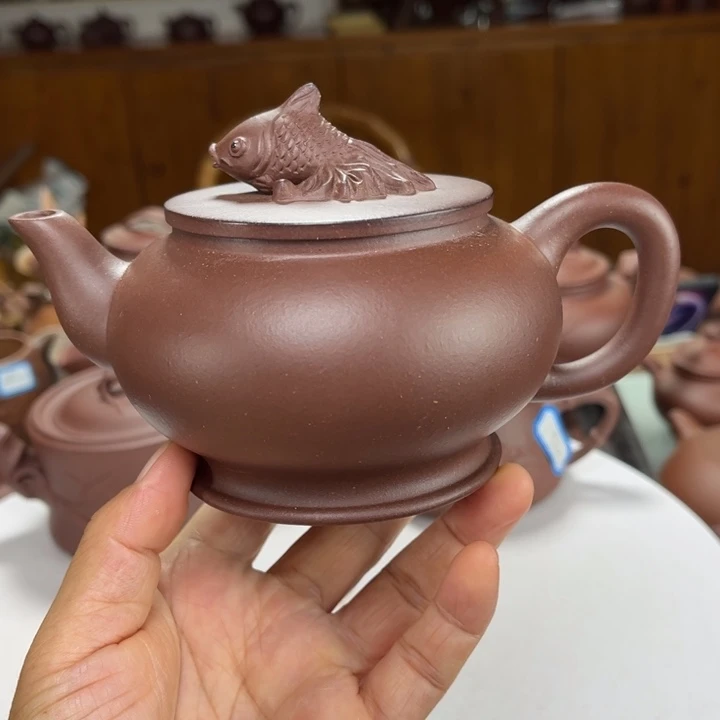 茶壶紫砂紫砂花茶