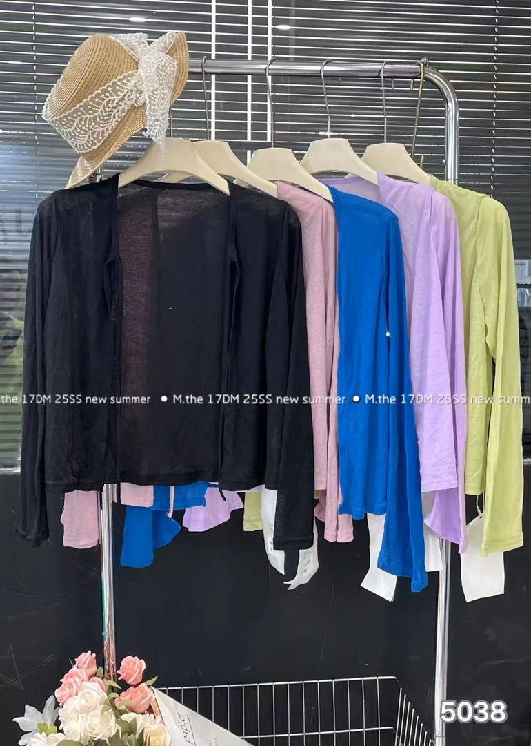 M.17原创大码定制  防晒外搭5038