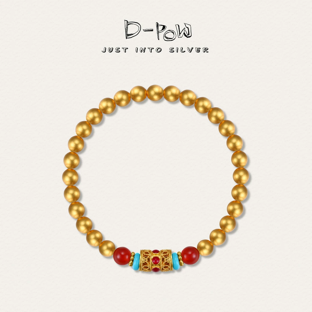 灯小炮 铜合金合成锆石手链 手链（8723）手工时尚古法气质轻奢