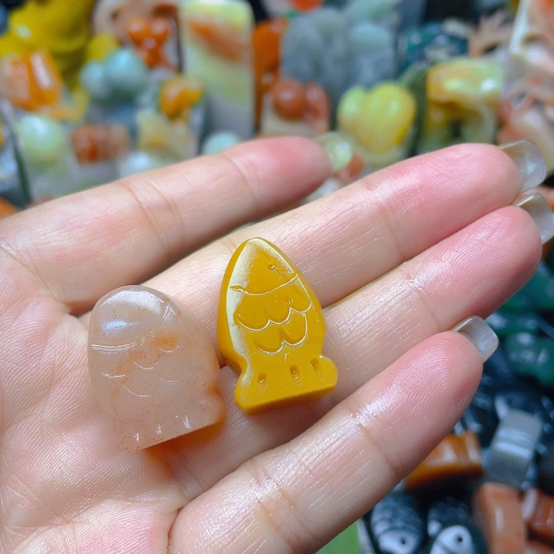 青田石印石年年有余