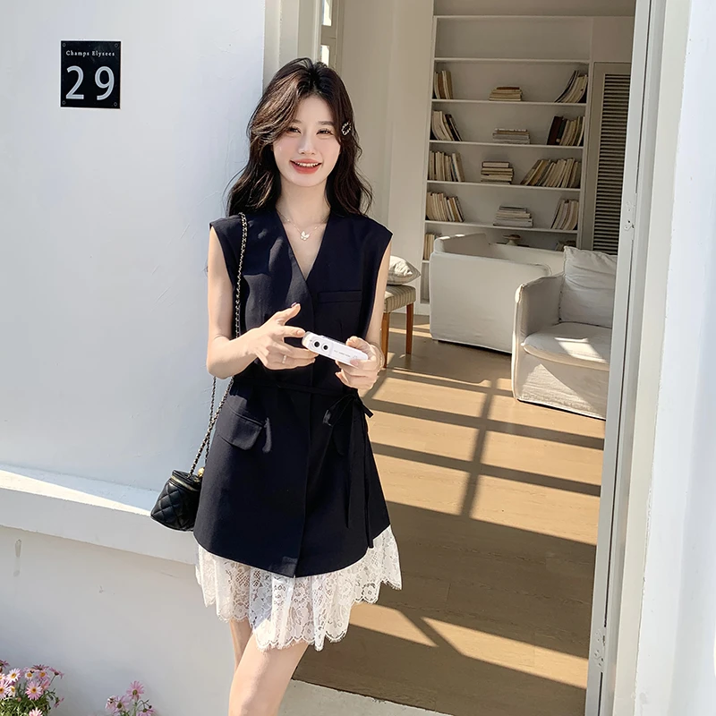 新款，蕾韩范高级感设计款2025春装新款时髦洋气时尚休闲学院减龄