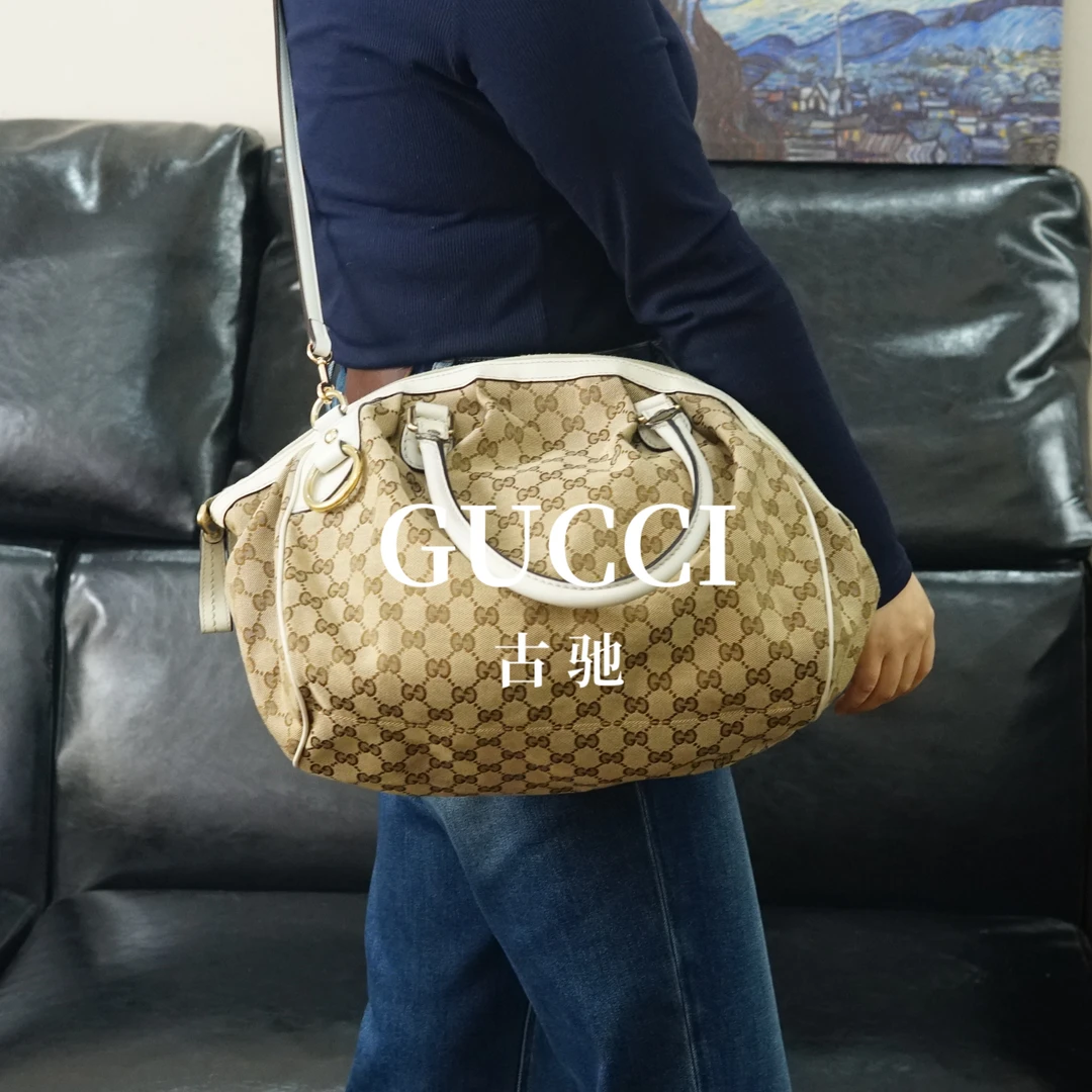 95新 GUCCI/古驰 老花斜挎包/WJ11523057/3057
